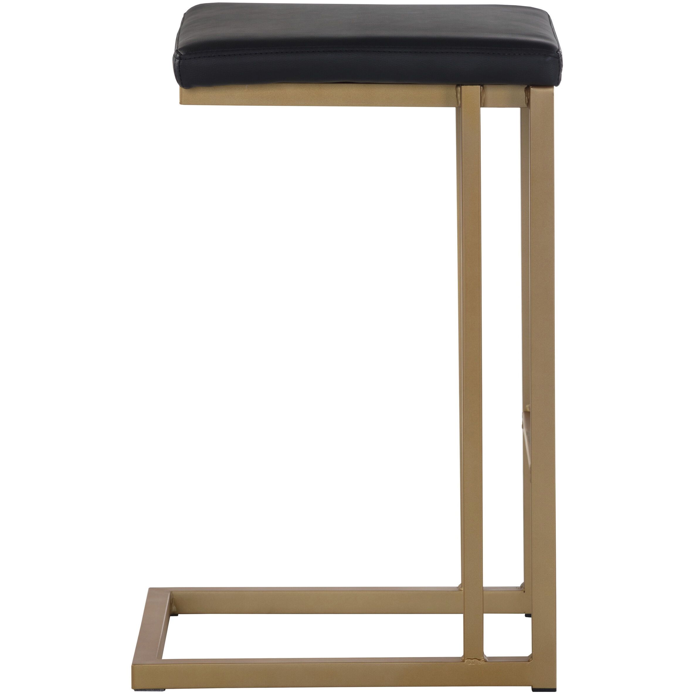Boone 26 inch Champagne Gold / Onyx Counter Stool, Set Of 2